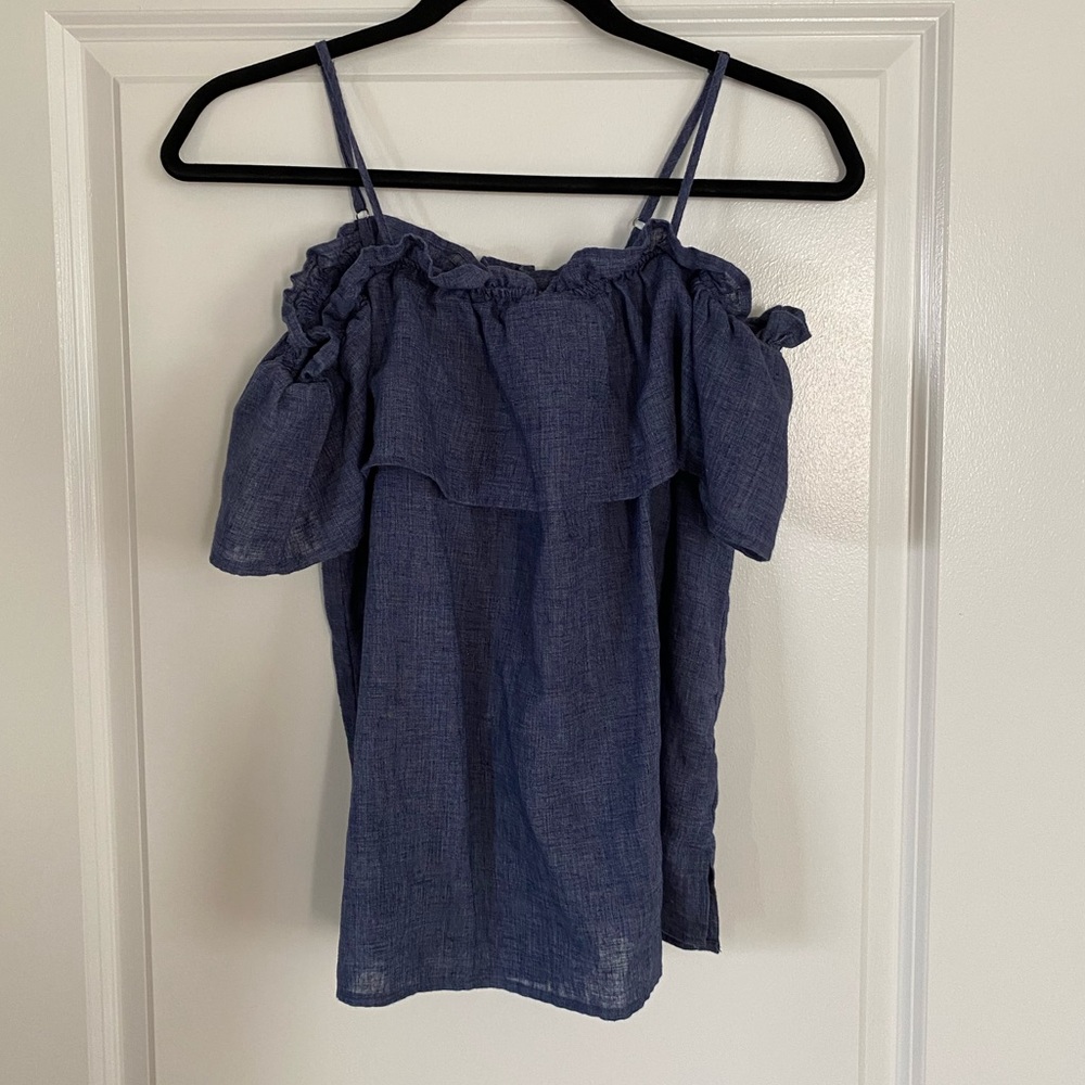 SPLENDID | Linen Off the Shoulder Top